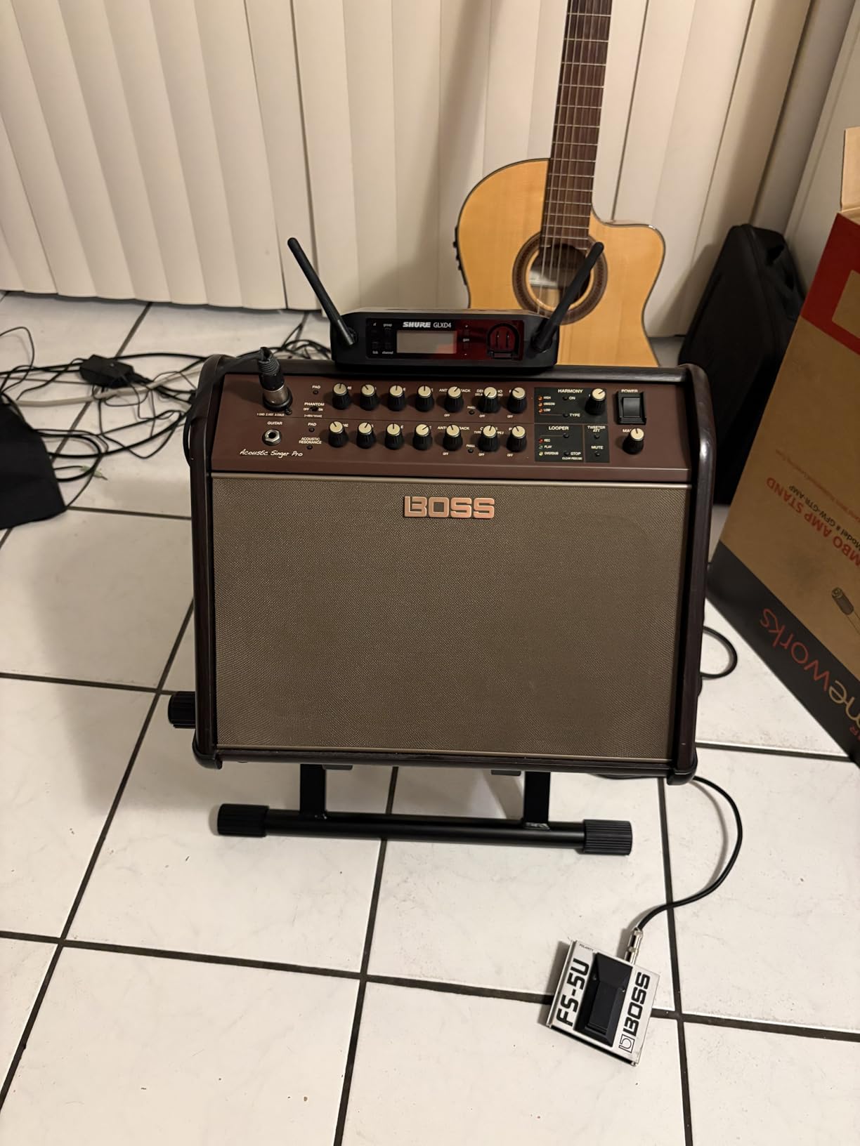 Gator Frameworks Adjustable Guitar Amp Stand, Fits Most Combo Amplifiers (GFW-GTR-AMP) customer photo 2