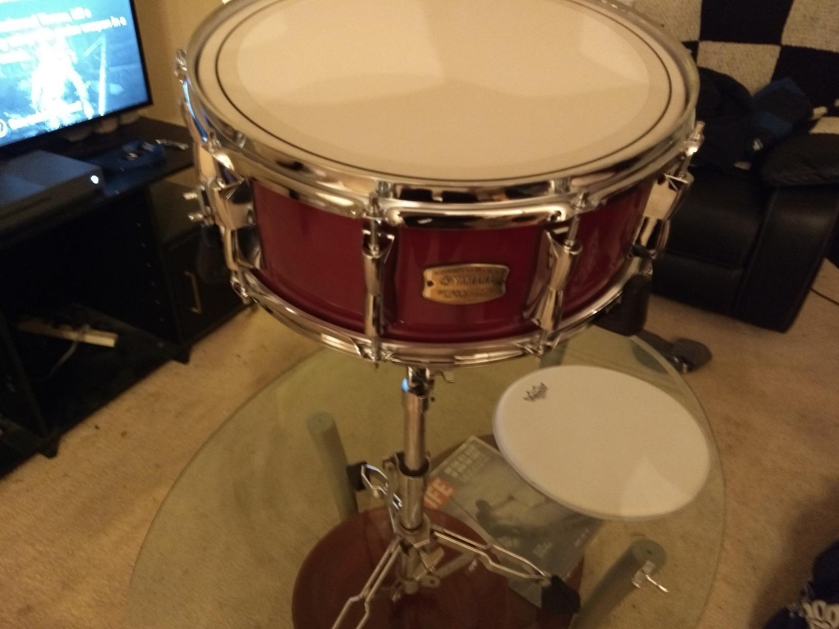 Yamaha Stage Custom Birch 14x5.5 Snare Drum, Natural Wood customer photo 2
