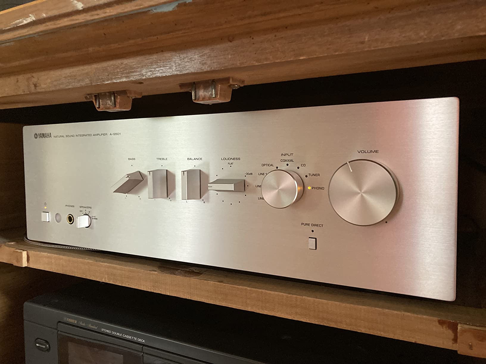 Yamaha A-S501BL Natural Sound Integrated Stereo Amplifier (Black) customer photo 1
