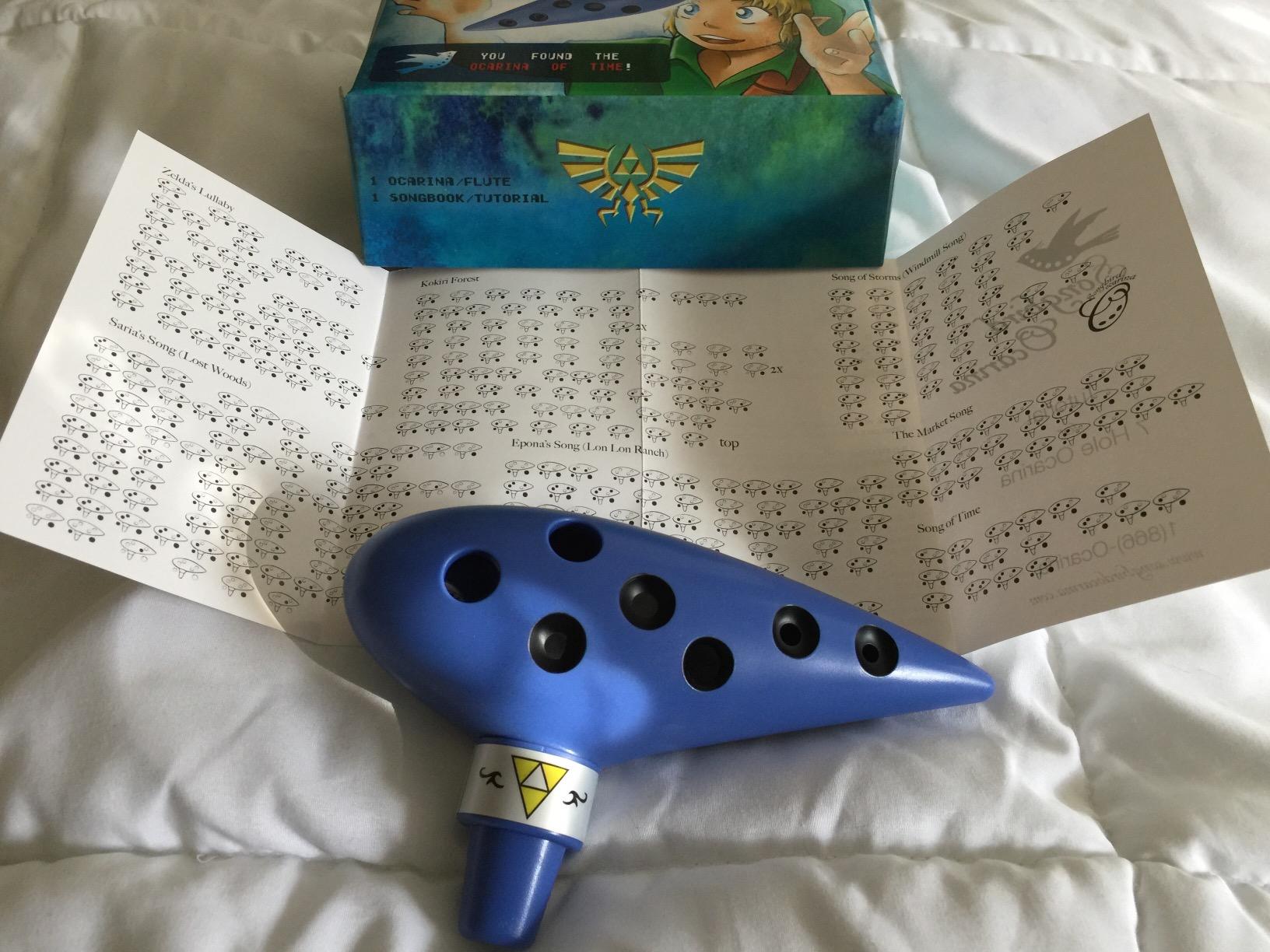 Songbird Ocarina of Time Replica - Ocarina Musical Instrument with Tutorial and Songs - Tuned in C with Crystal Clear High Notes customer photo 2