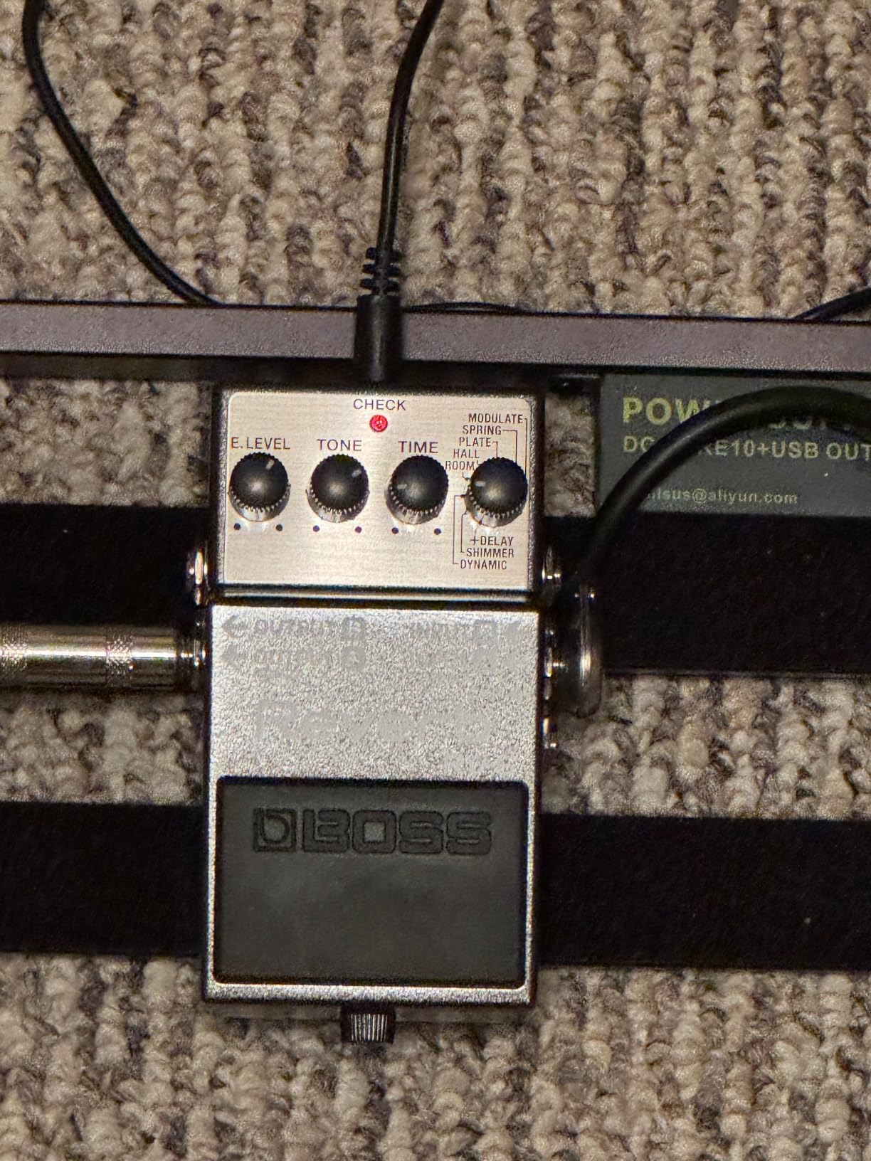 BOSS RV-6 Reverb Guitar Pedal customer photo 2