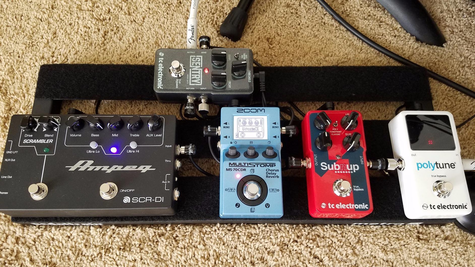 TC Electronic SENTRY NOISE GATE Multiband Noise-Gating Pedal with Hard-Gate Mode and Built-In TonePrints customer photo 2