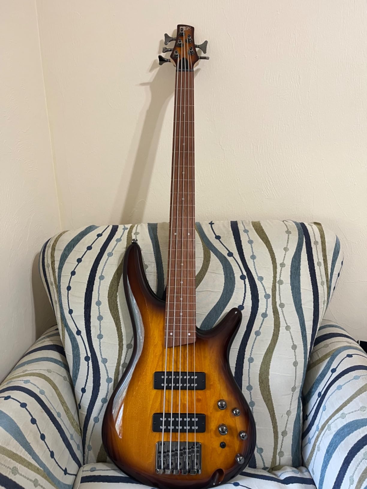 Ibanez SR375E SR Standard Fretless - Brown Burst customer photo 1