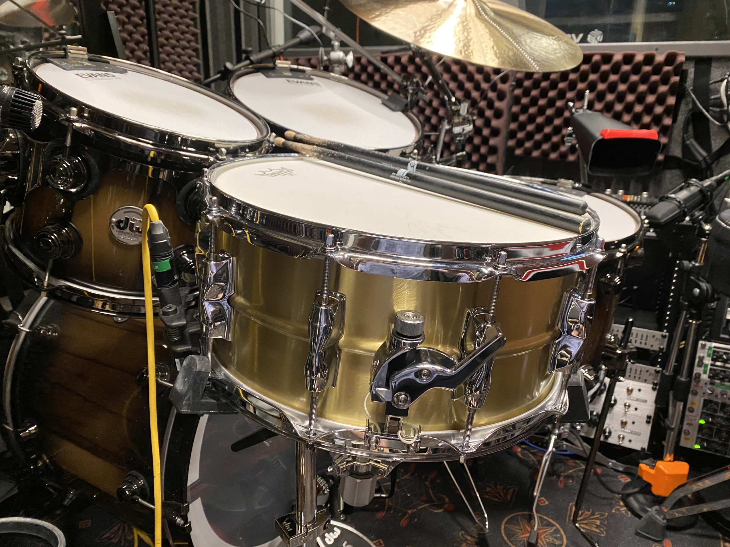 Yamaha Recording Custom 14x6.5 Brass Snare Drum customer photo 1