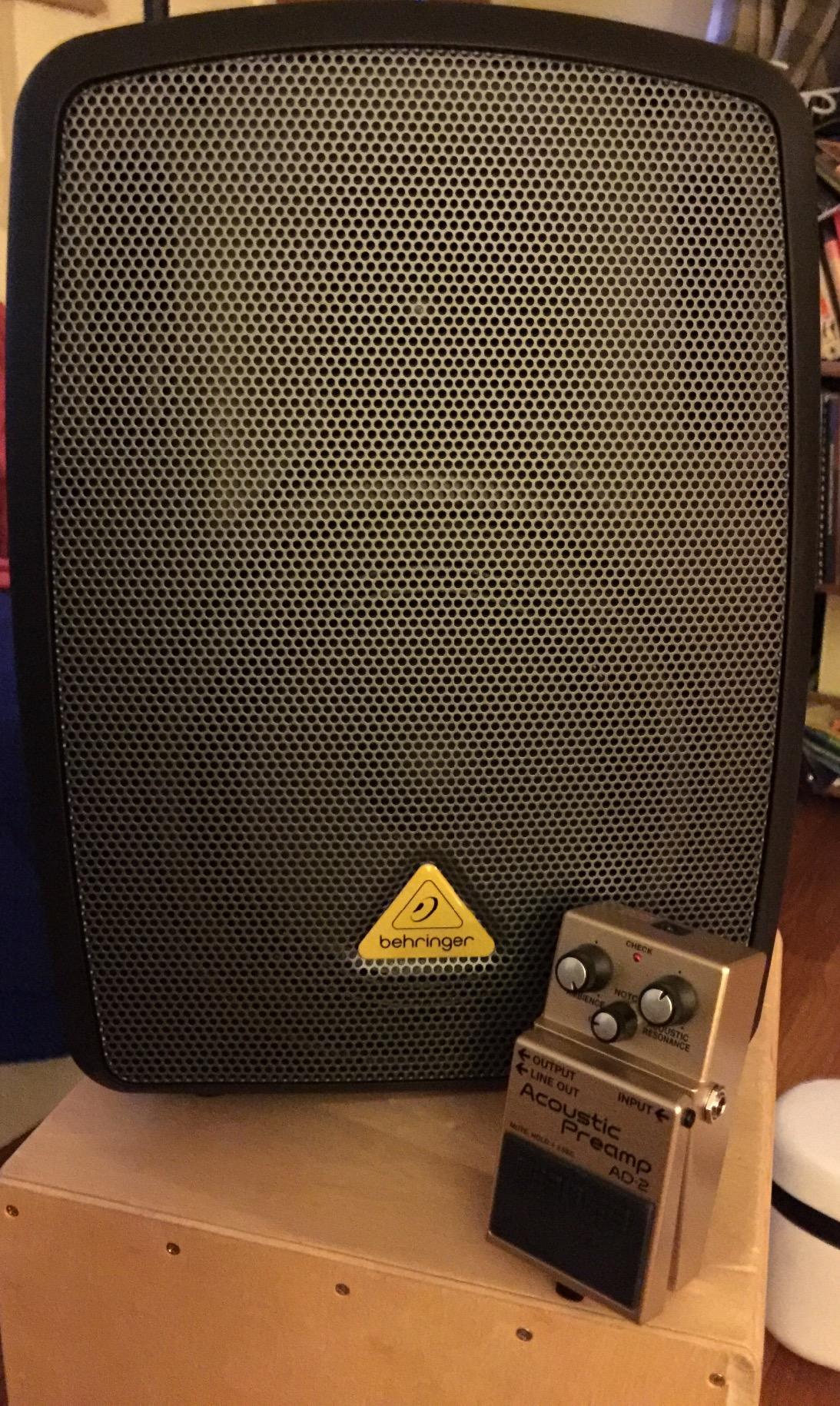 BOSS AD-2 Natural Acoustic Preamp Guitar Pedal customer photo 1