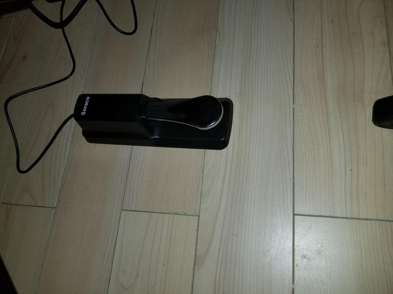 Soraco Sustain Pedal Universal for Yamaha Casio Roland Korg Behringer Moog Piano Midi Electronic Keyboards with Polarity Switch, 1/4'' Input Plug customer photo 1