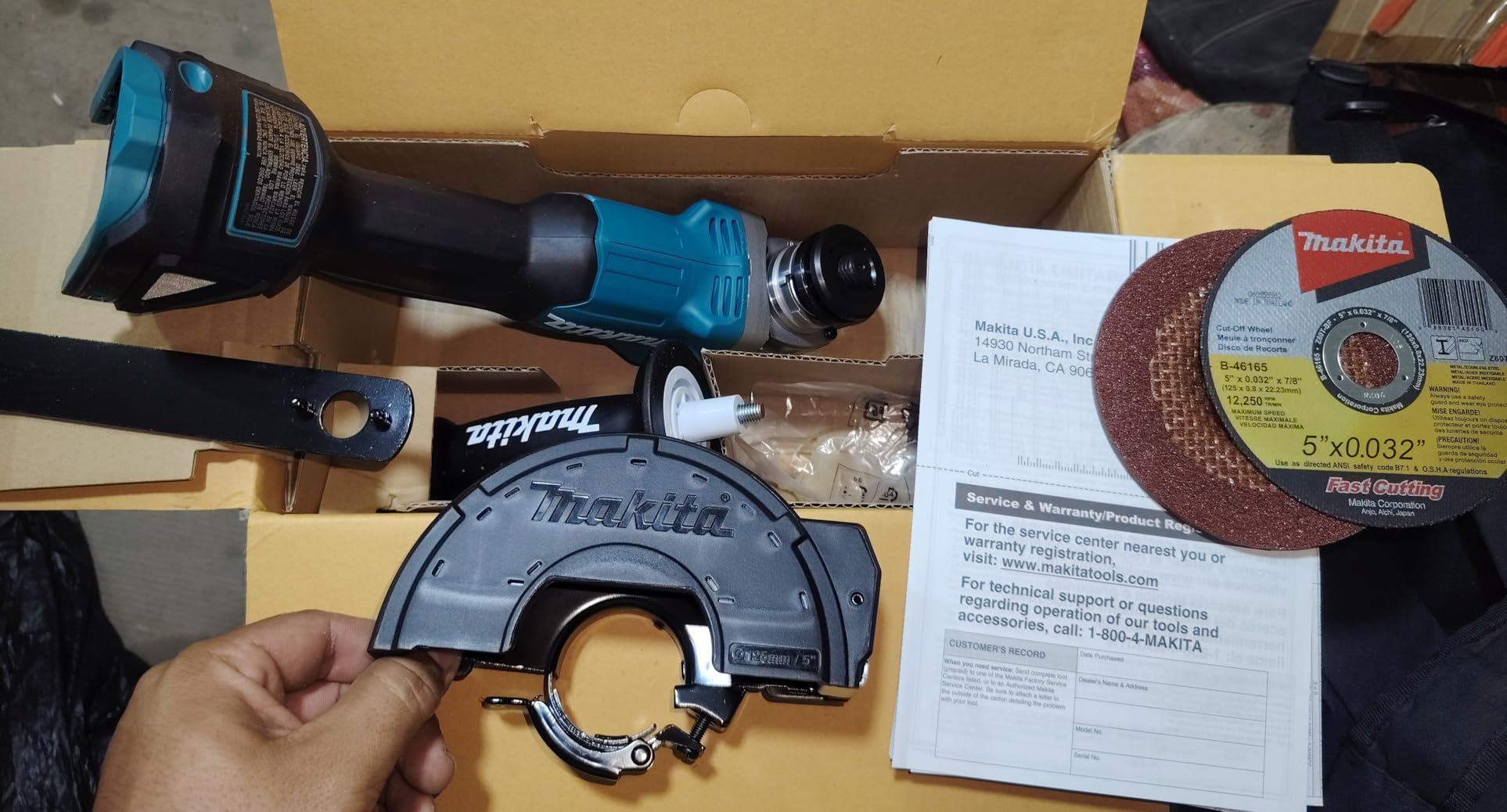 Makita XAG04Z 18V LXT Lithium-Ion Brushless Cordless 4-1/2