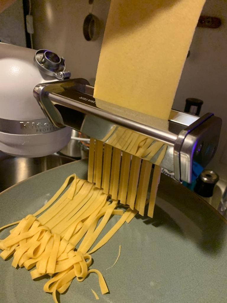 Pasta Attachment for KitchenAid Stand Mixer Included Pasta Sheet Roller, Spaghetti Cutter and Fettuccine Cutter Pasta Maker Stainless Steel Accessories 3Pcs by Gvode customer photo 2