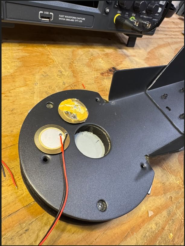 TIMESETL 15pcs Piezo Pickup 27mm Piezo Amplifiers Discs with 13