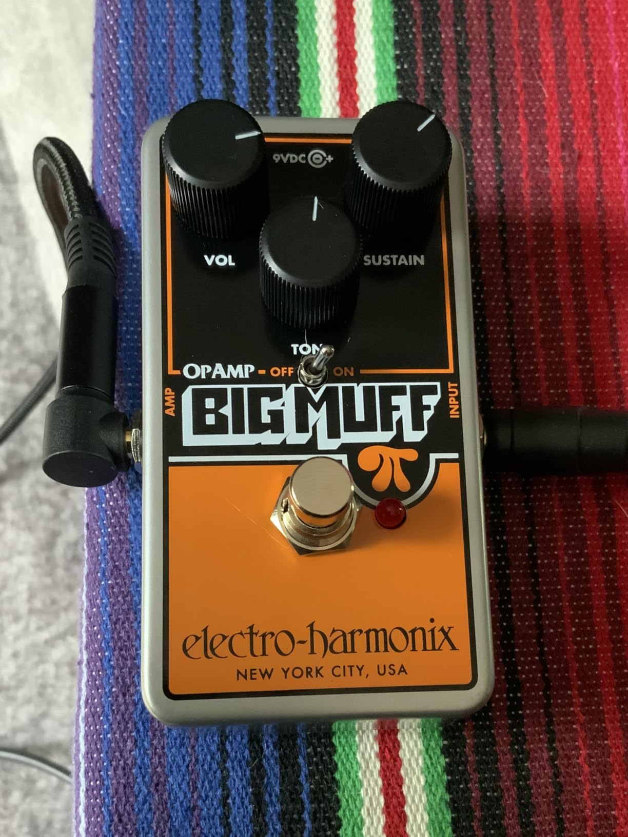 Electro-Harmonix Op Amp Big Muff Pi Fuzz Pedal customer photo 1