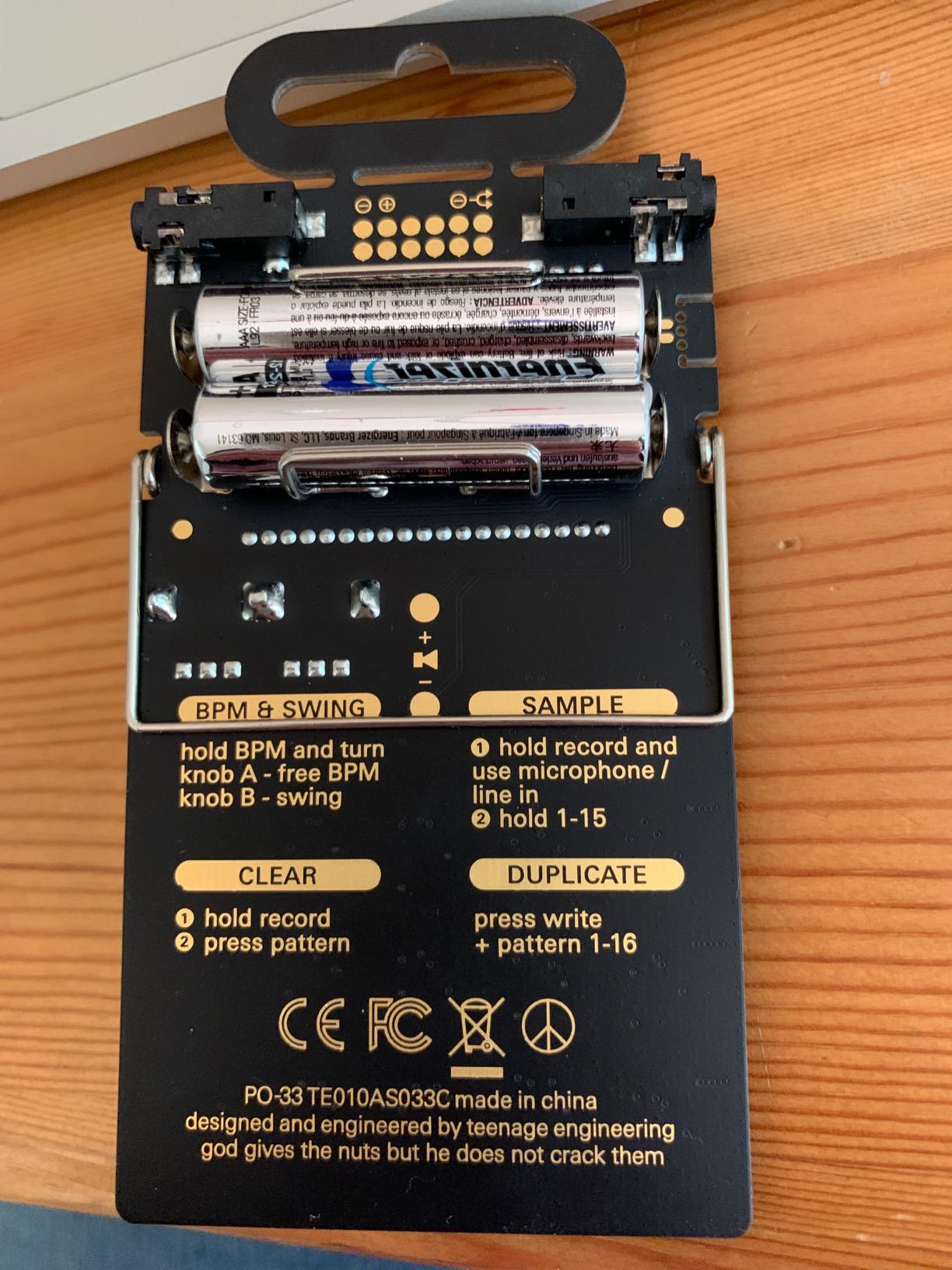 teenage engineering PO-33 K.O.! micro sampler and drum machine customer photo 1