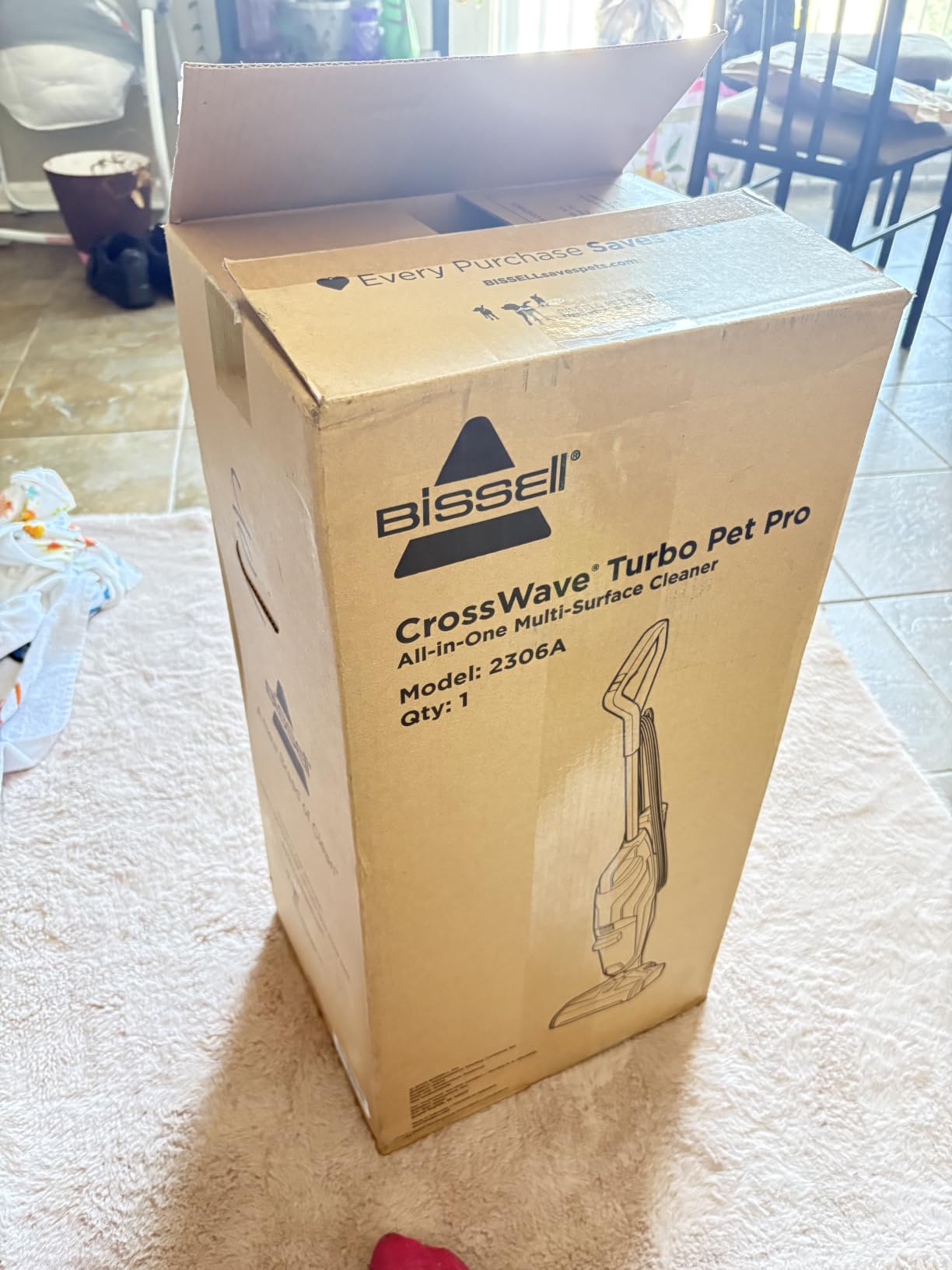 Bissell CrossWave Pet Pro Wet Dry Vacuum Mop, Hard Floors, 2306A customer photo 2