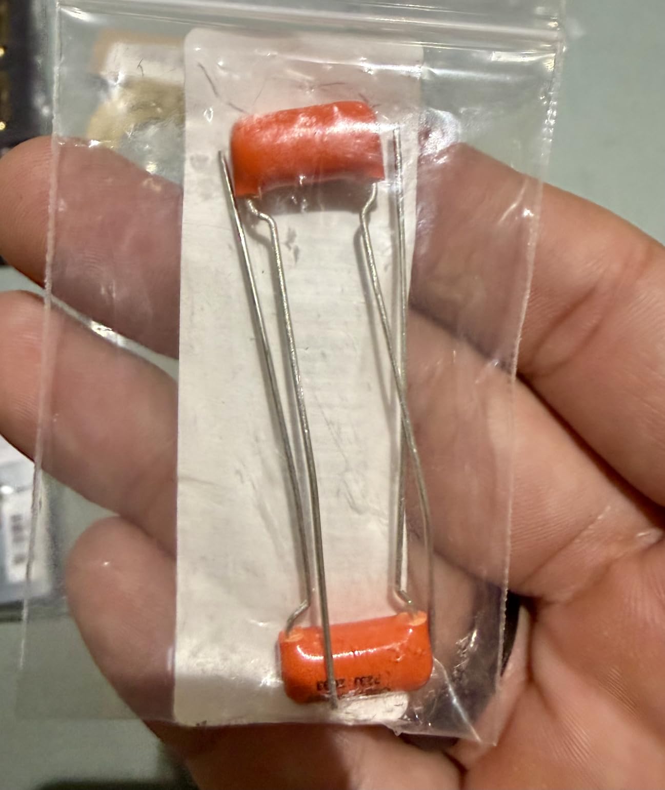 Orange Drop Capacitors .022uf / 200v, 715P Series, Tone Capacitor for Electric Guitar & Bass, Pack of 2 customer photo 1