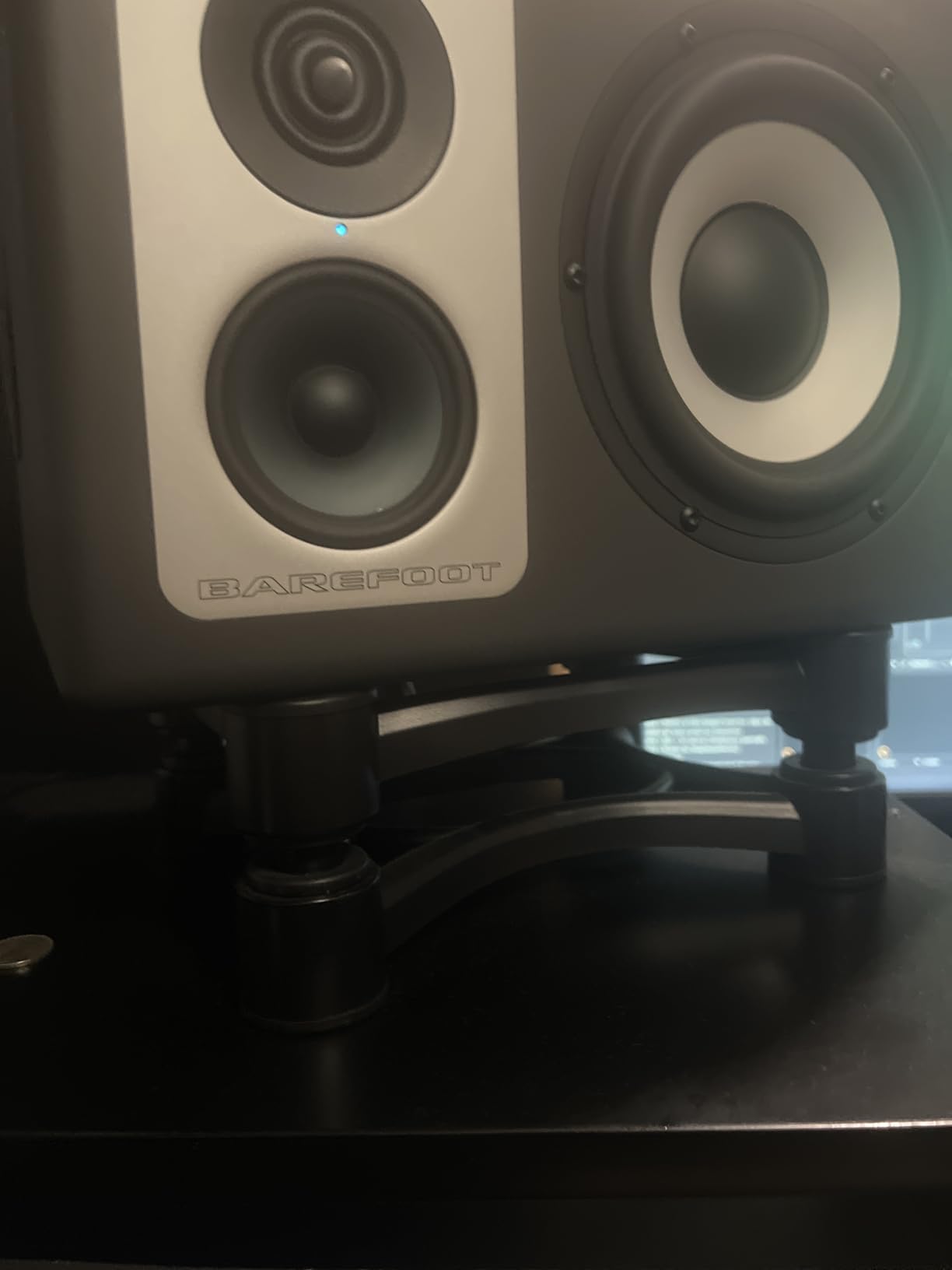 IsoAcoustics Iso-Stand Series Speaker Isolation Stands with Height & Tilt Adjustment: Iso-155 (6.1