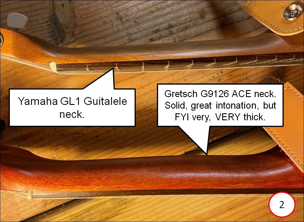Gretsch G9126 Acoustic Electric Guitar-Ukulele with Cutaway - Honey Mahogany Stain customer photo 1