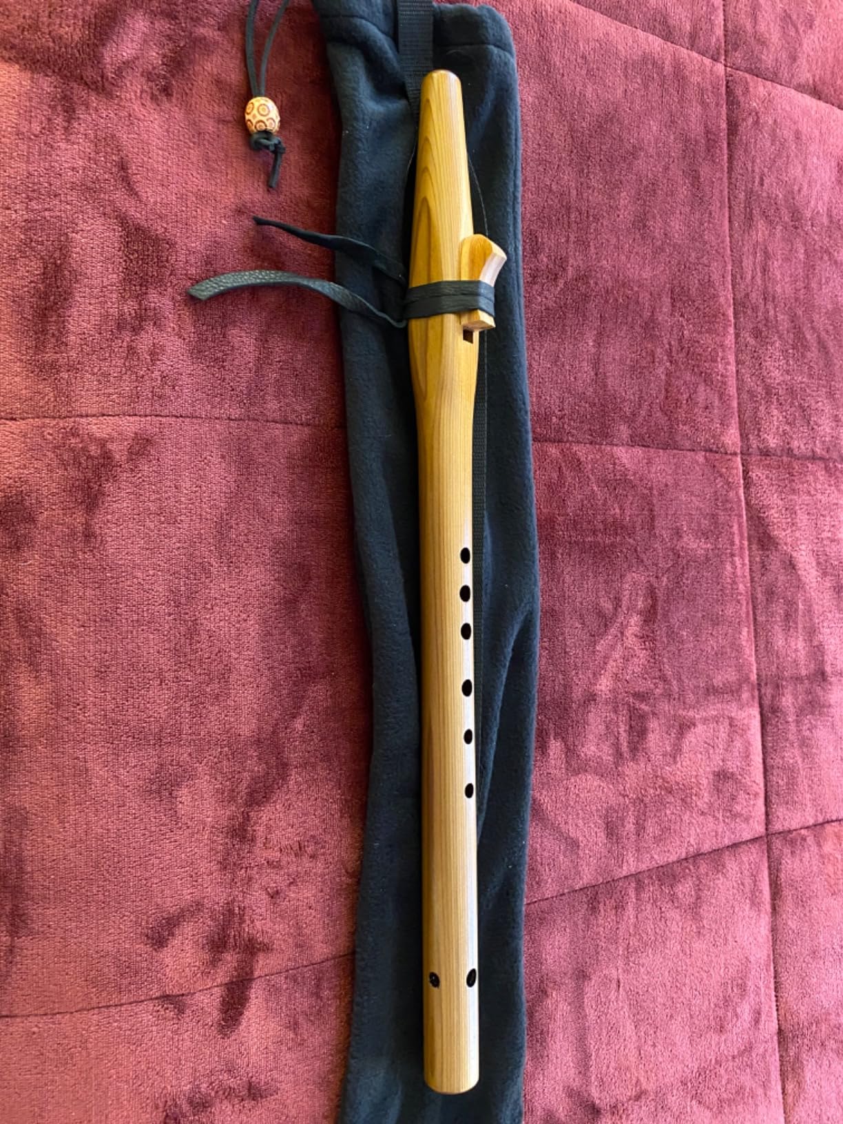 Heartwood Cedar Native American Style G Flute Package with Book and Flute Bag by Stellar Flutes customer photo 2