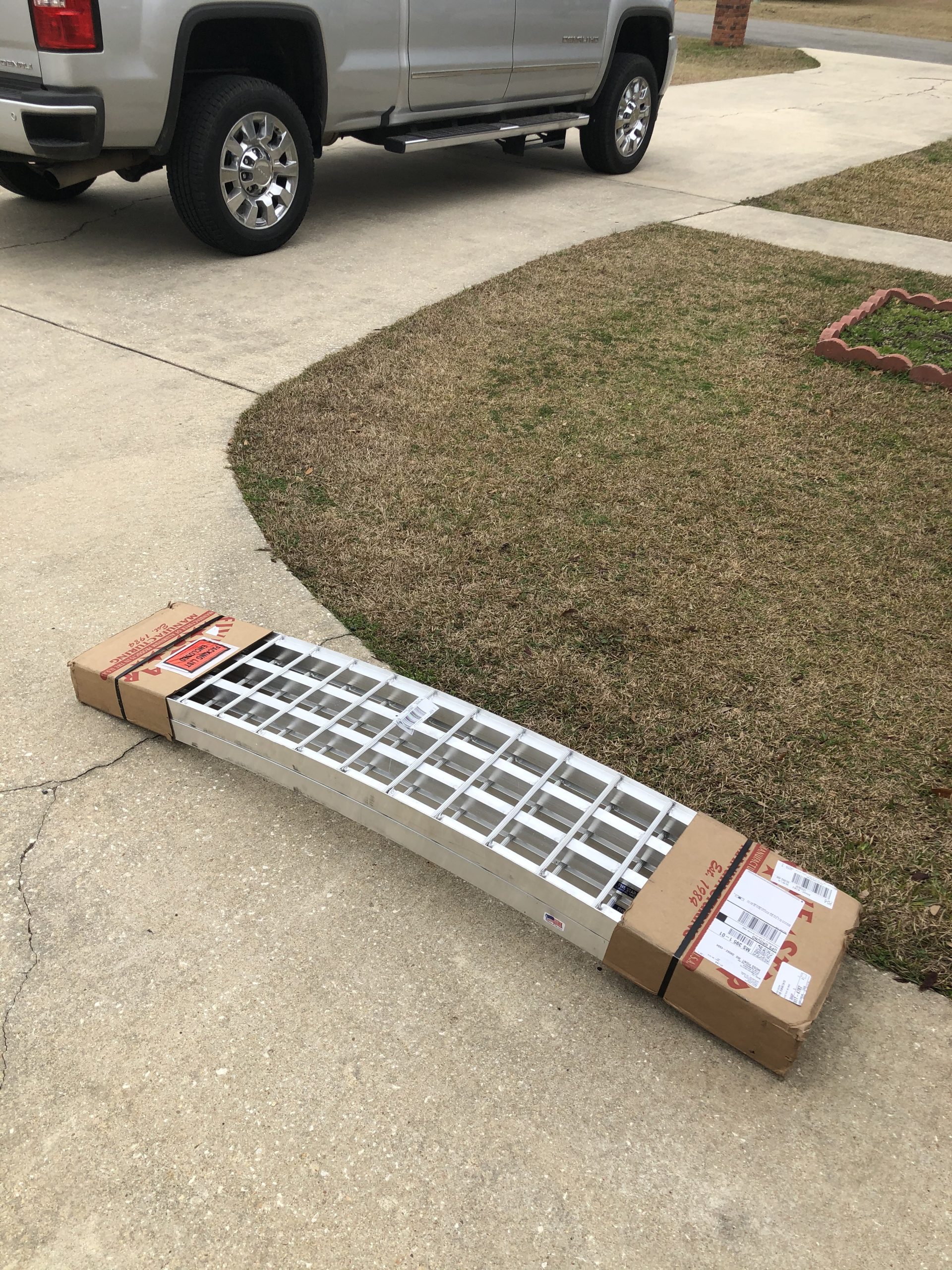 Five Star Aluminum Trailer Ramps Mfg in The USA - 6ft.L x 16in.W, 10,000 lb. Capacity Per Pair customer photo 2