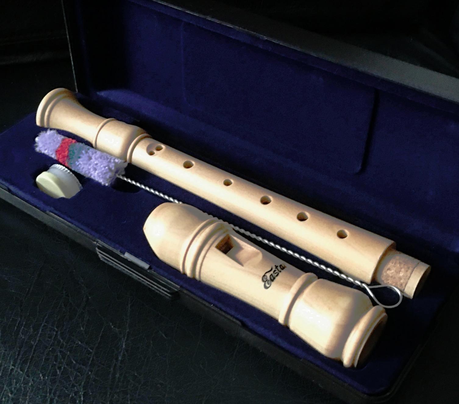 Eastar Soprano Beginners Recorder German Fingering C Key Maple Descant Recorder Instrument for Kids Adults, 3 Piece Recorder With Hard Case, Fingering Chart, Cleaning Kit, ERS-31GM customer photo 1