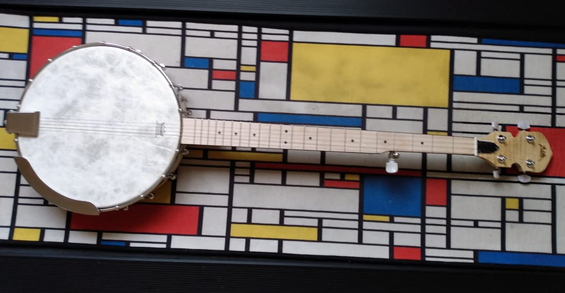 AKLOT Concert 23 inch Banjo Ukulele with Remo Drumhead Open Back Maple Body 15:1 Advanced Tuner with Two Way Truss Rod Gig Bag Tuner String Strap Picks customer photo 1