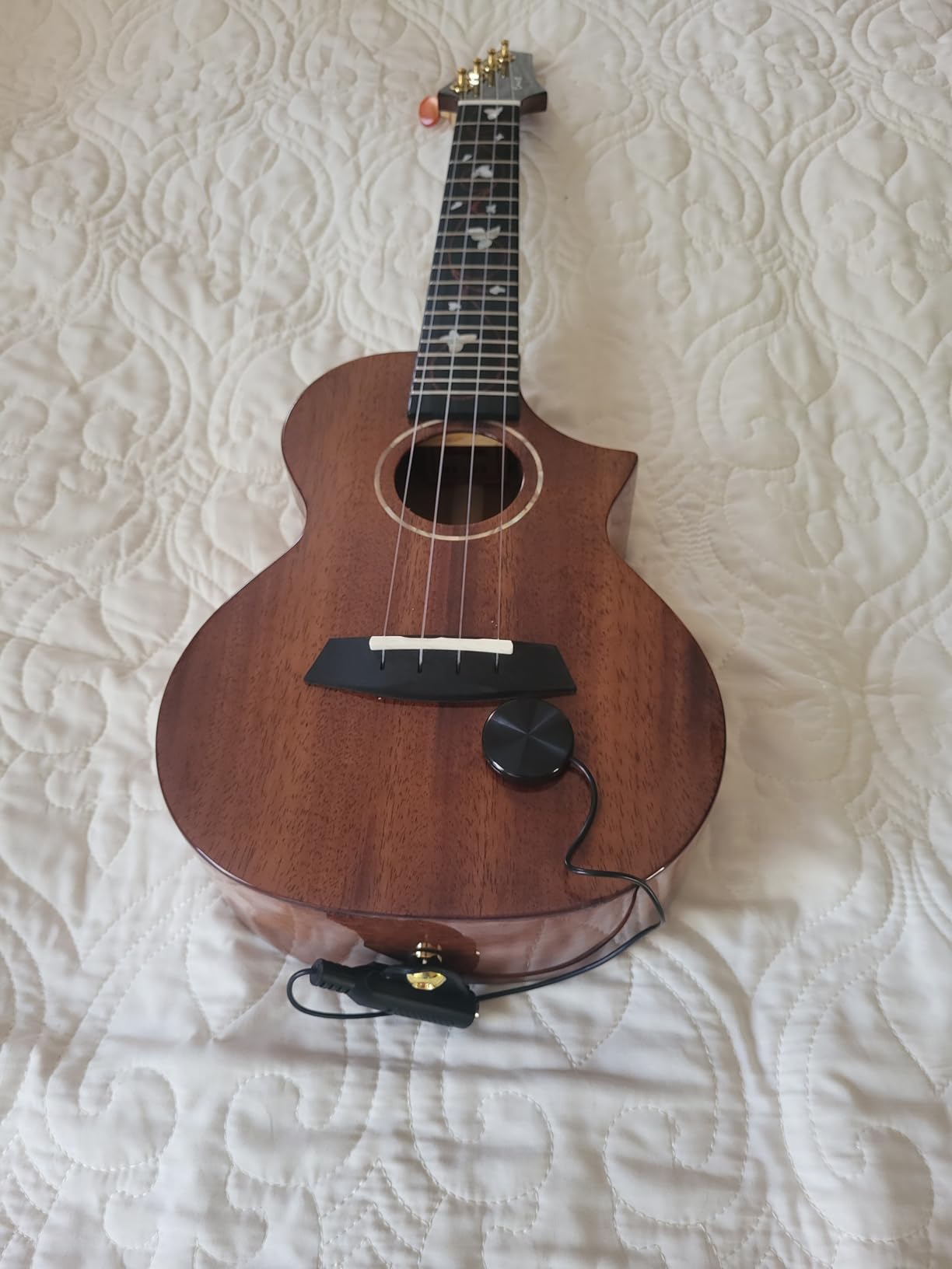 Randon Acoustic Guitar Pickup Piezo Contact Pickup for Guitar Ukulele Violin, Mandolin, Banjo, Kalimba, Harp customer photo 2