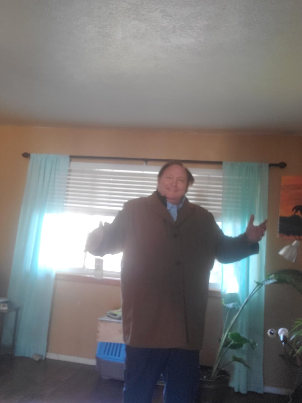 DOCKERS Men's Henry Wool Blend Top Coat (Regular and Big & Tall Sizes) customer photo 2