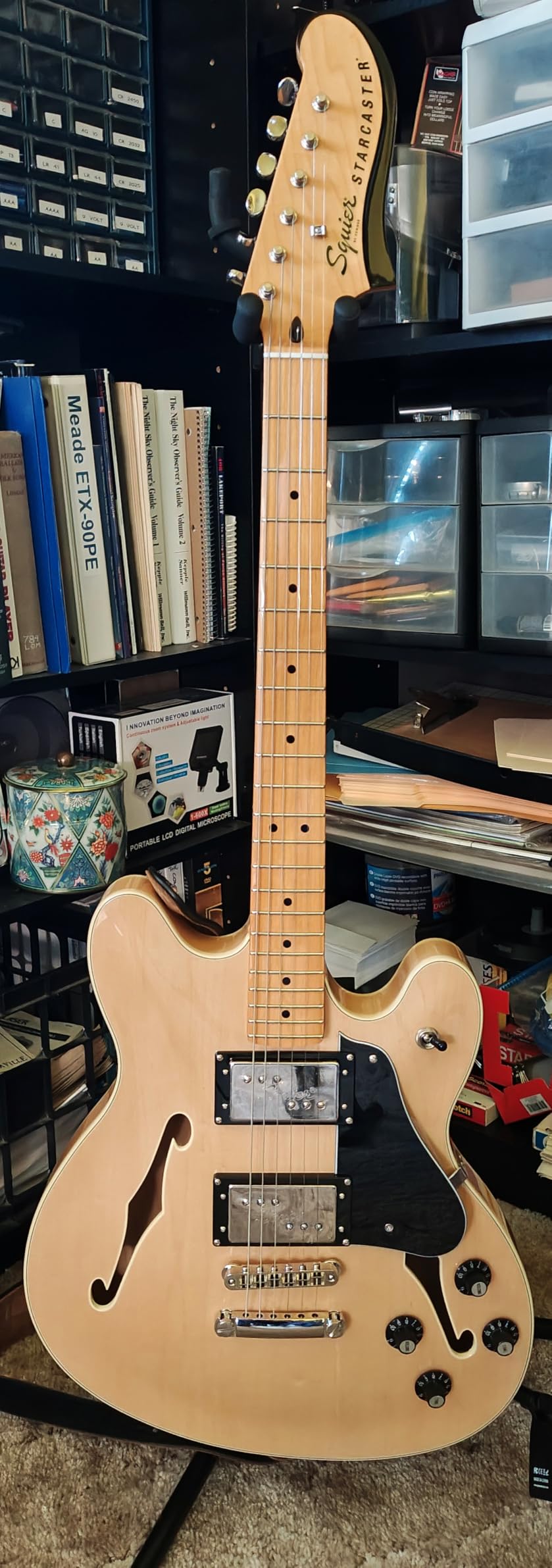 Squier Classic Vibe Starcaster Electric Guitar, with 2-Year Warranty, Natural, Maple Fingerboard customer photo 1