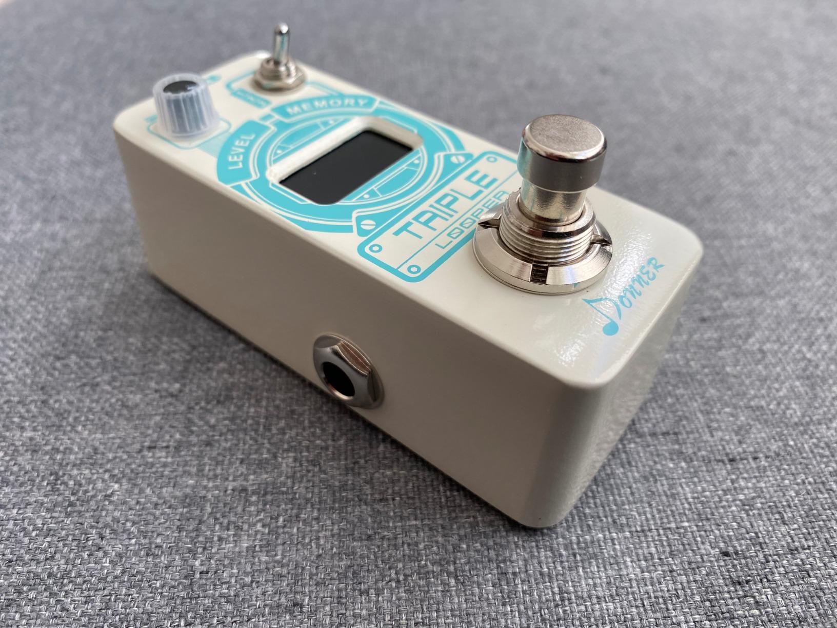 Donner Triple Looper Guitar Pedal, 3 Loops 90 mins Looping Time Loop Pedal with Screen Unlimited Overdubs Undo/Redo for Electric Guitar Bass, True Bypass customer photo 1
