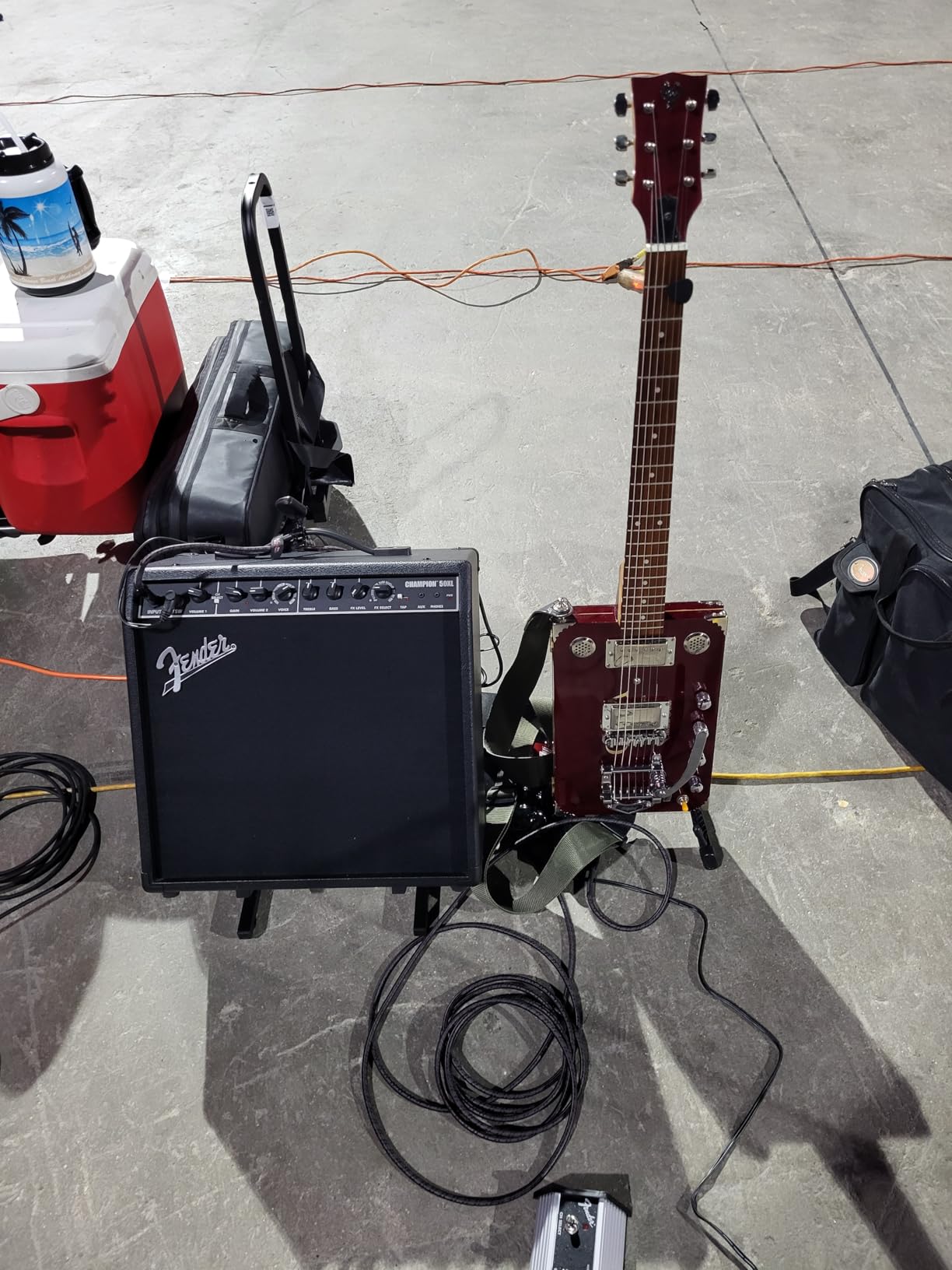 Gator Frameworks Low Profile Guitar Combo Amp Stand, Fully Collapsible (GFWGTRAMP100) customer photo 1