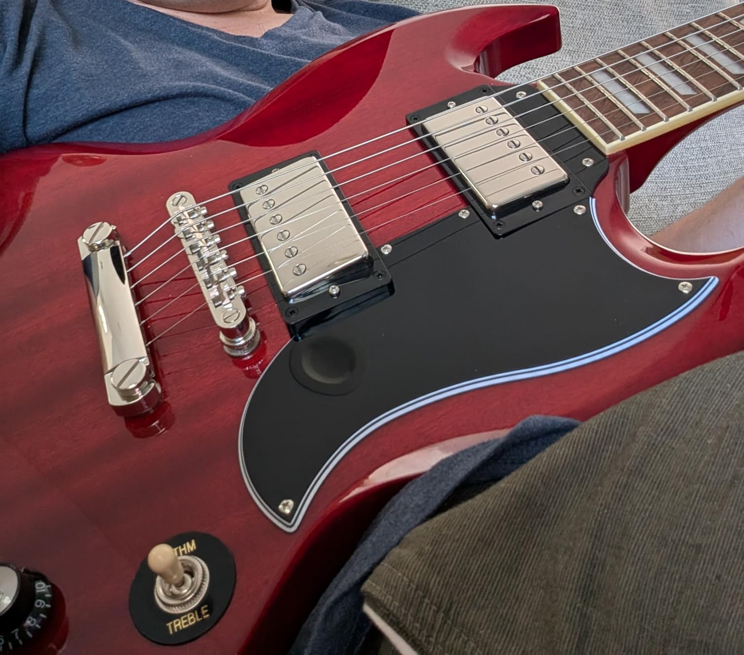 Epiphone SG Standard 60s Electric Guitar, Vintage Cherry customer photo 1