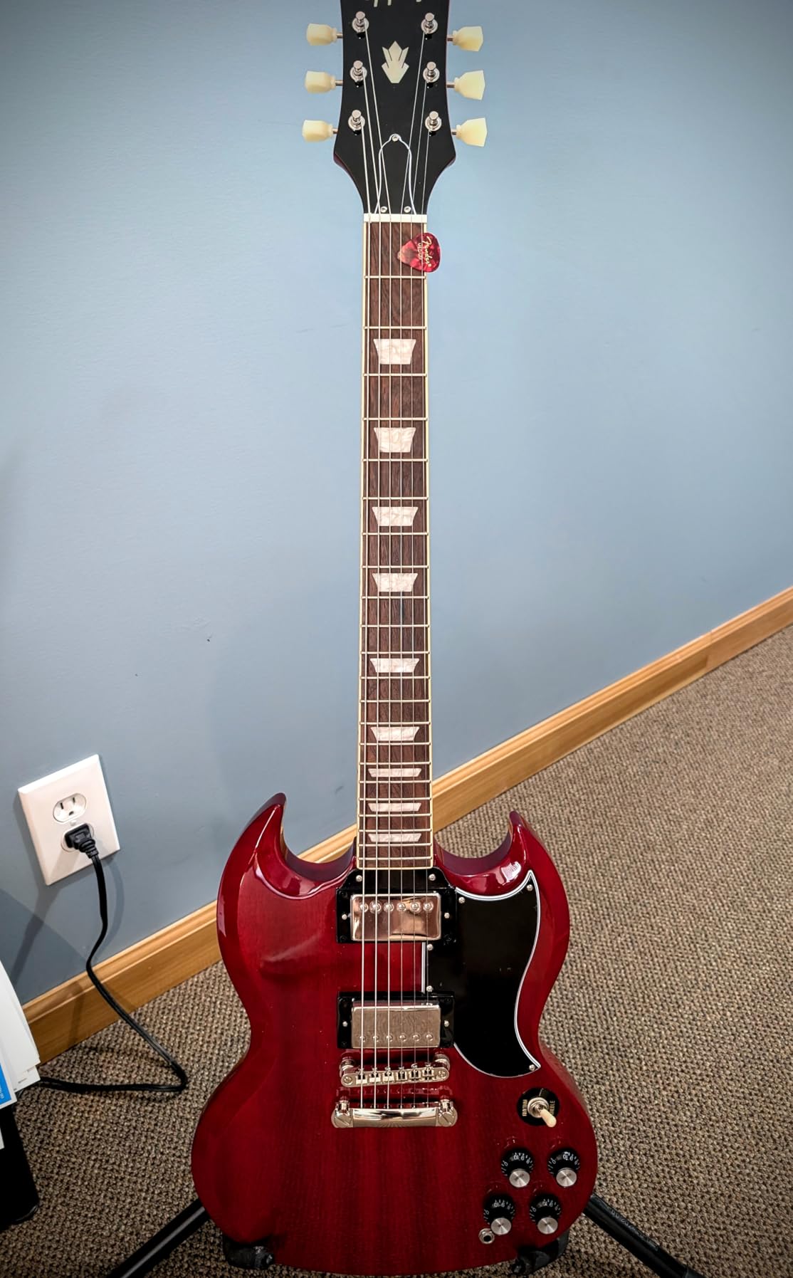 Epiphone SG Standard 60s Electric Guitar, Vintage Cherry customer photo 2