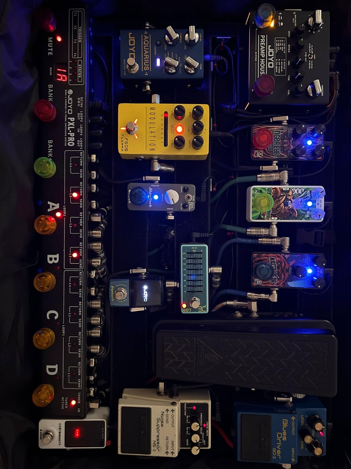 JOYO Amp Simulator Guitar Pedal, 9 Amp Models with Dual Channel, IR Cab Sim, XLR Out & FX Loop (Preamp House R-15) customer photo 1