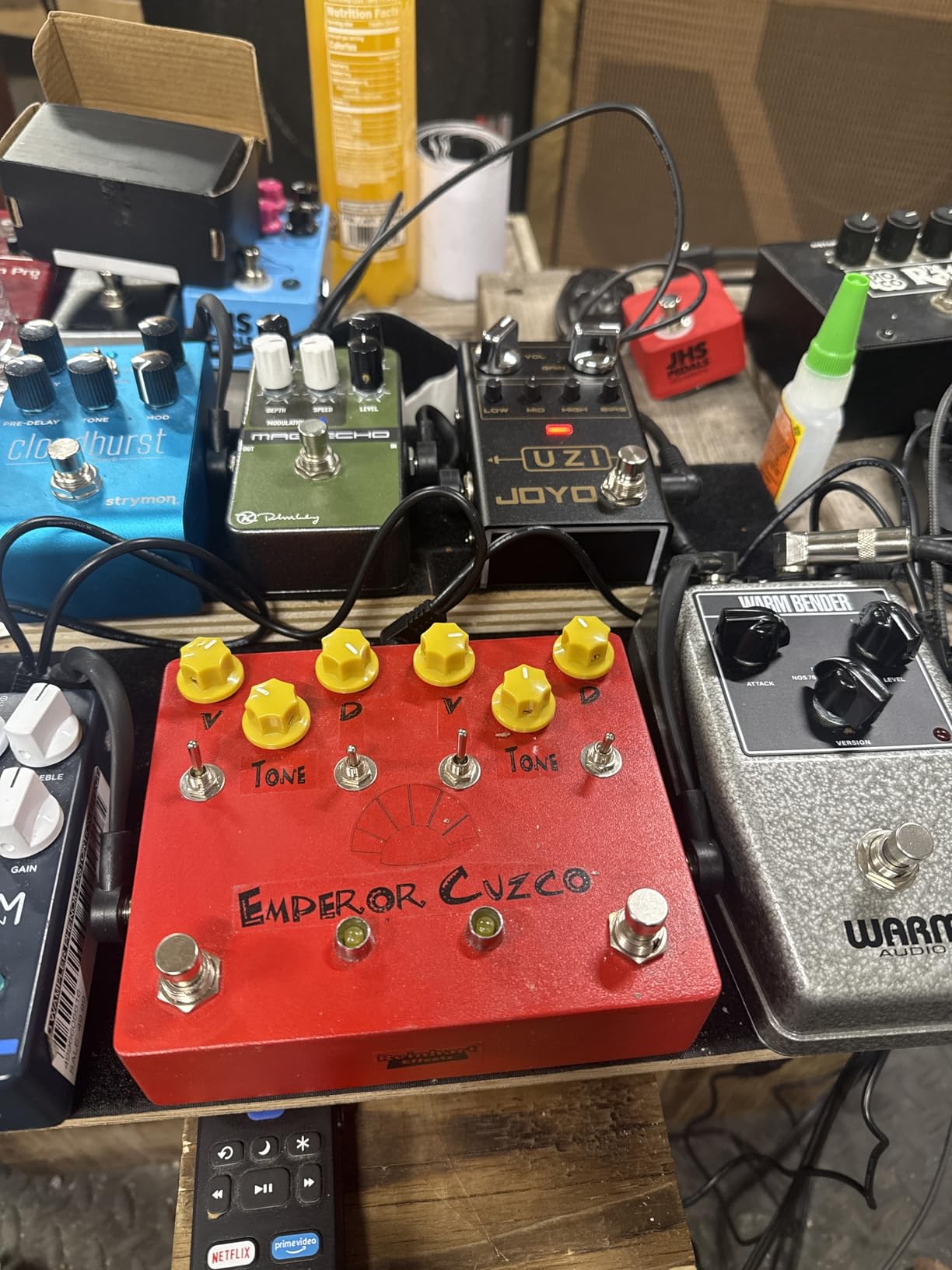 JOYO High-Gain Distortion Pedal, American & British Voicing via Bias Knob with 3-Band EQ & Dynamic Balance, True Bypass (UZI R-03) customer photo 1