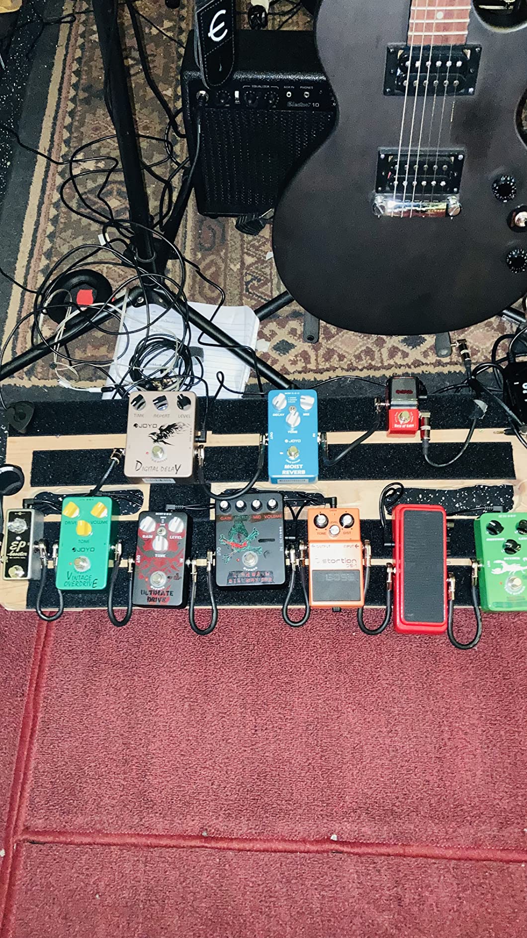 JOYO Vintage Overdrive Guitar Pedal, Smooth Overdrive Tone with RC4558 Chip for Electric Guitar, True Bypass (JF-01) customer photo 2