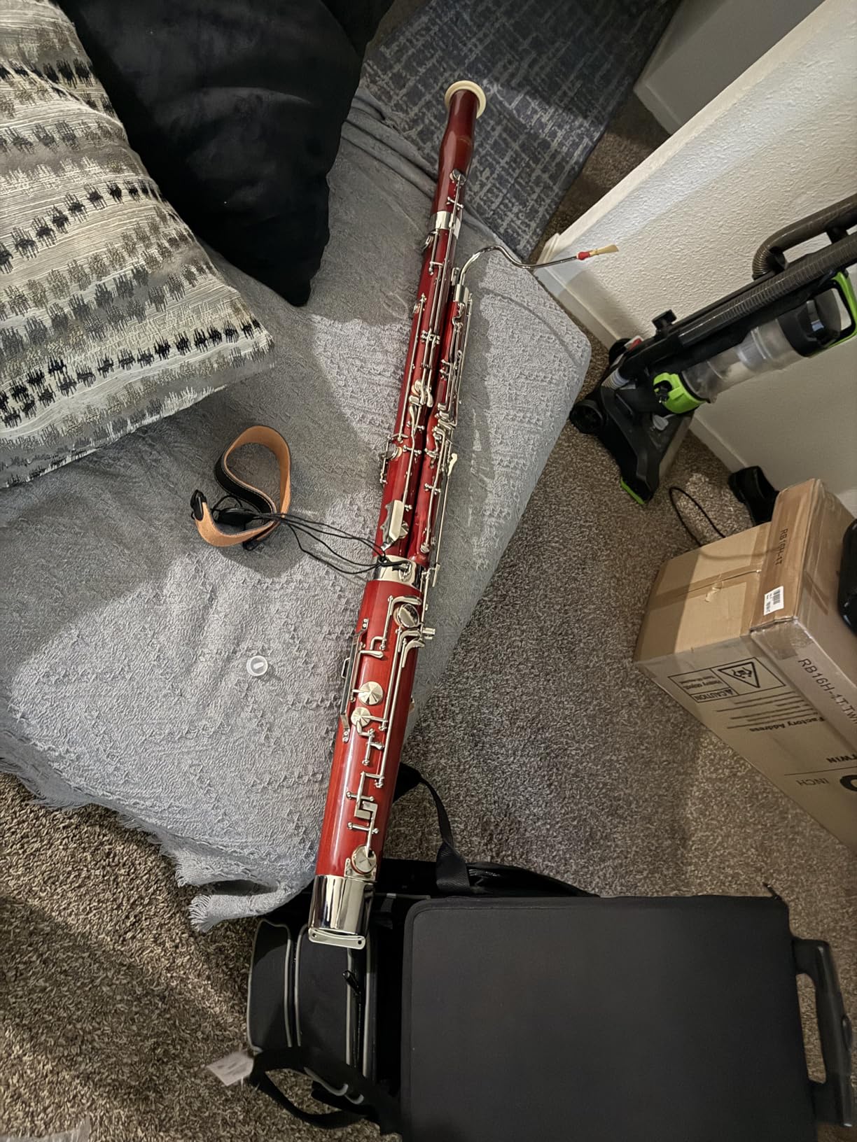 Yinfente Bassoon Maple Wooded Bassoon C Key 26 Keys Silver Plated Woodwind Instrument with Case Accessories customer photo 1