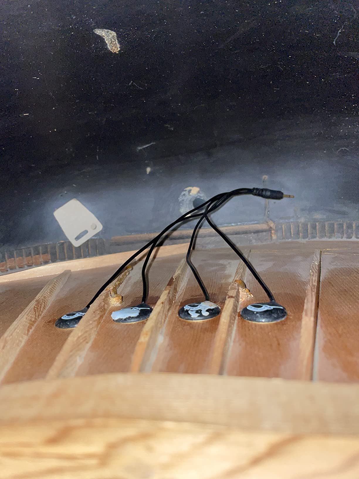 Journey Instruments Passive Piezo Acoustic Pickup - EP004K Four Balanced German-Made Passive Piezo Pickup Elements - Piezo Pickup for Classical Guitars customer photo 2