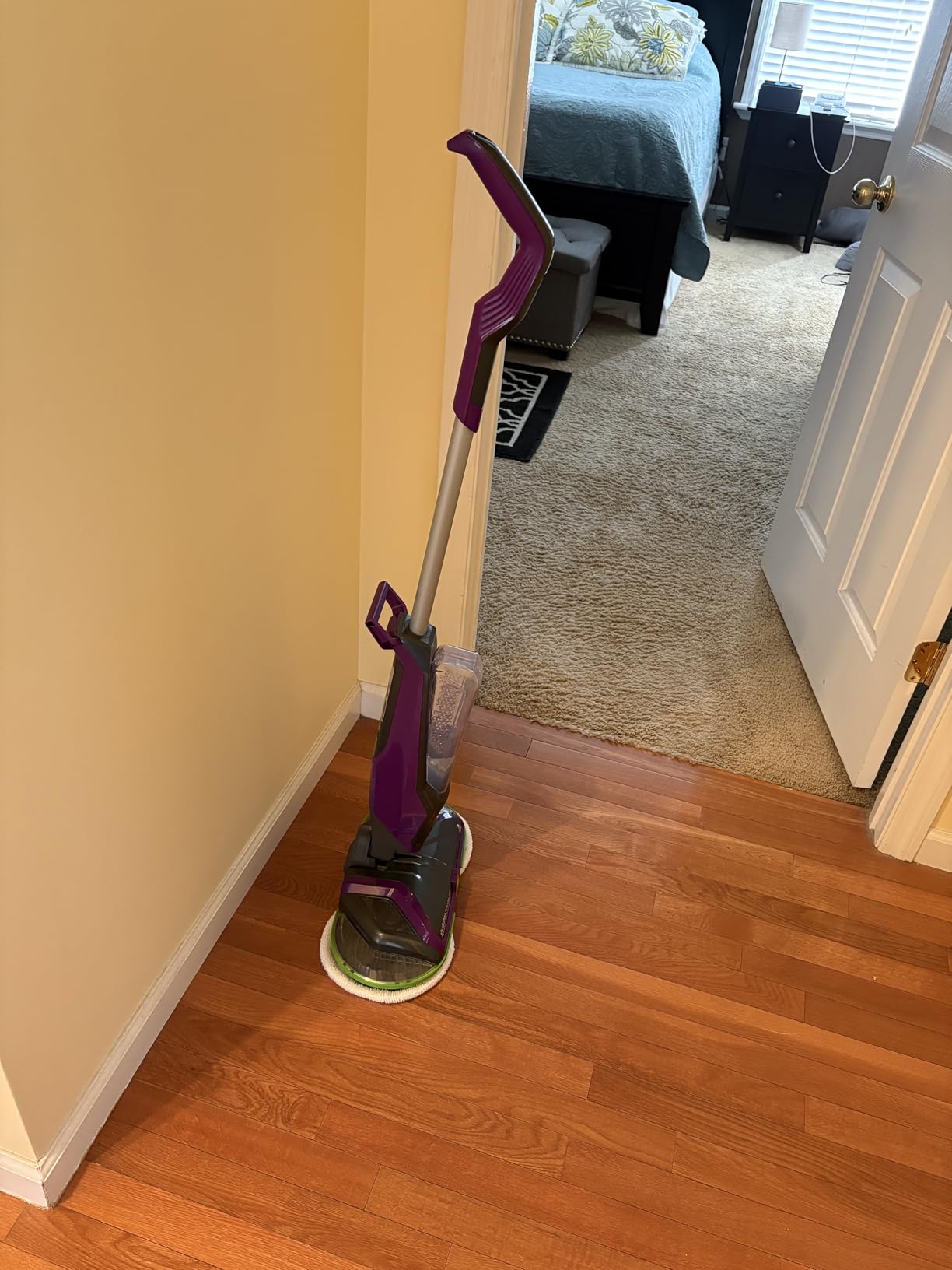 Bissell Spinwave Cordless Pet Spin Mop, 18V Electric Hard Floor Cleaner with Reusable Washable Pads, Pet Stain Removal for Sealed Wood Tile & Laminate Floors, 23157 customer photo 2