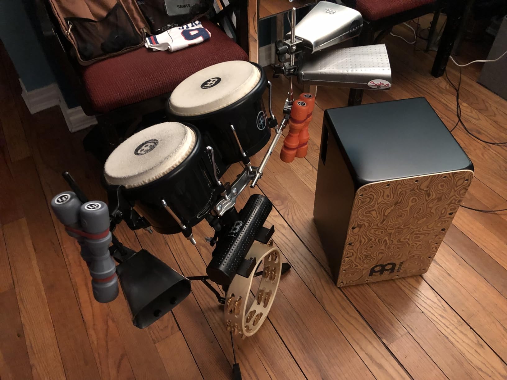 Pickup String Cajon Box Drum with Electronics for Amp or PA System and Snare Effect - Baltic Birch, 2-YEAR WARRANTY customer photo 2