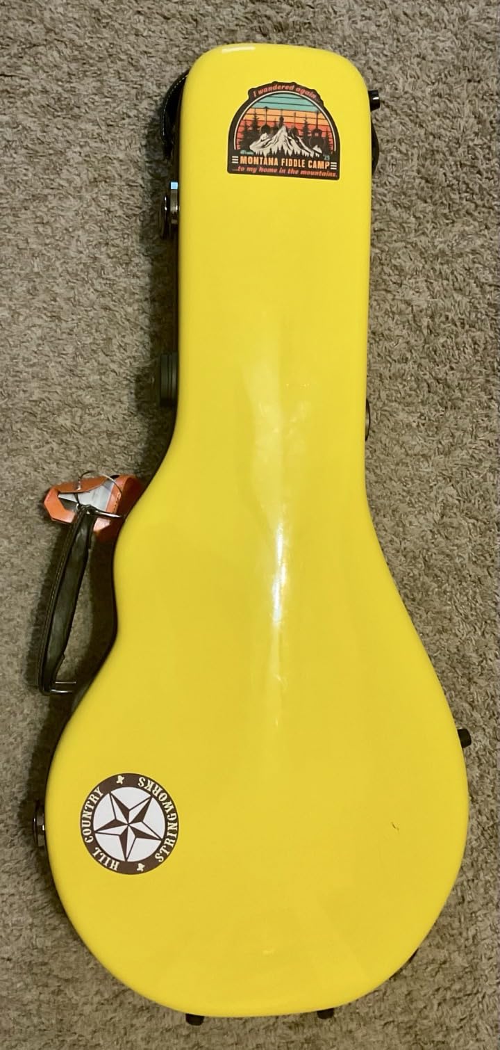 Crossrock Case - Fiberglass Mandolin Case - Fits Both A & F Styles - Padded Straps, Accessory Compartment, Fixed & Removable Padding - Includes TSA Lock - Black customer photo 2