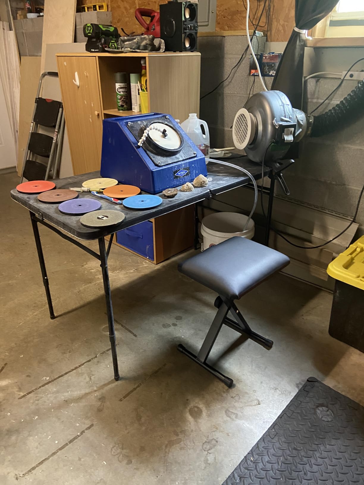 CAHAYA Keyboard Bench X-Style Height Adjustable 16.3-19.6in Padded Cushion Piano Stool Bench Keyboard Chair for Keyboards Piano CY0257 customer photo 2