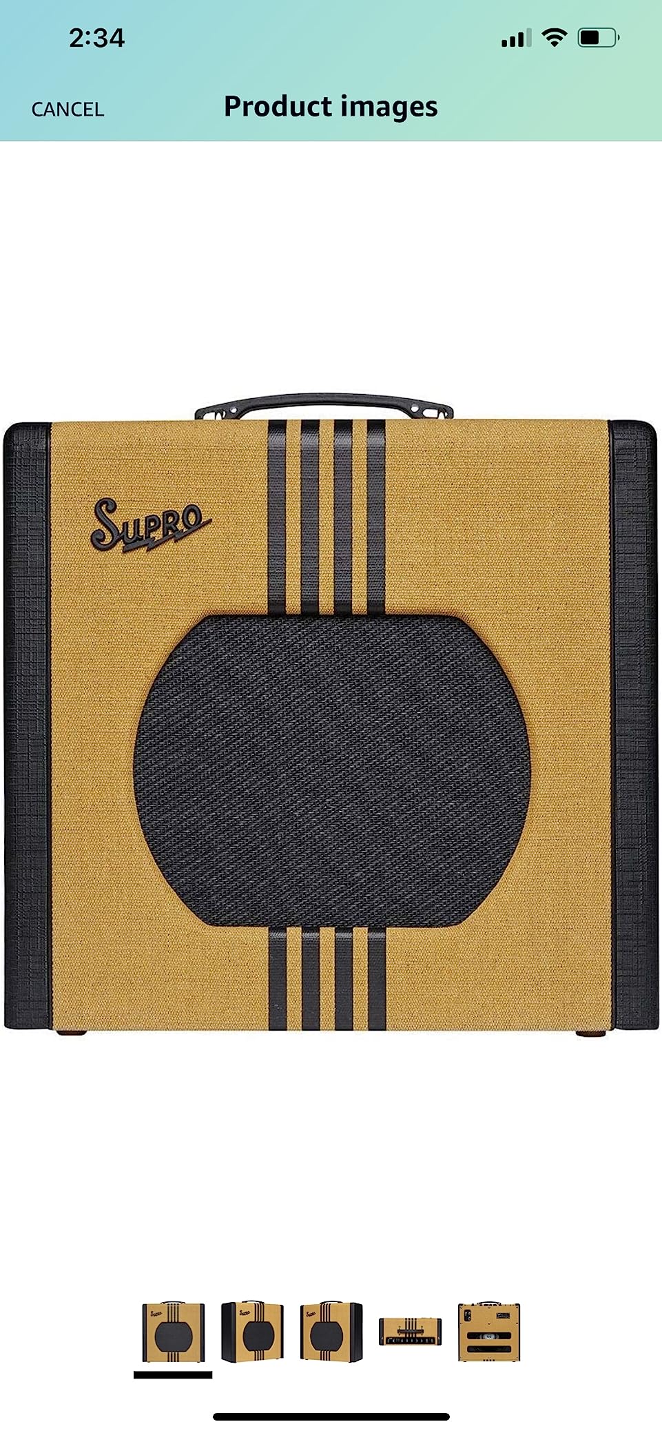 Supro 1822RTB Delta King 12 15W Tube Guitar Combo Amp customer photo 1