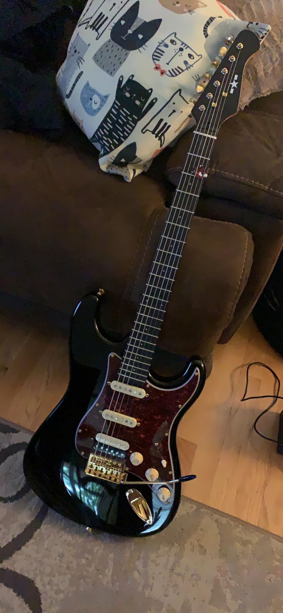 Donner 39 Inch Electric Guitar, Designer Series DST-200 Stylish Solid Body Electric Guitar for Beginner Intermediate & Pro Players, Single Coil Split System, Includes Bag, Cable, Strap customer photo 2
