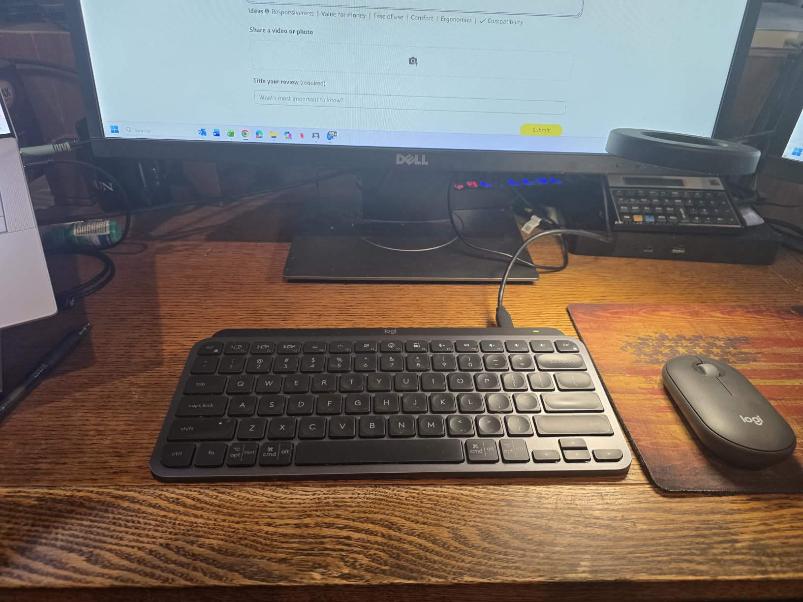 Logitech MX Keys Mini Minimalist Wireless Illuminated Keyboard, Compact, Bluetooth, Backlit, USB-C, Compatible with Apple macOS, iOS, Windows, Linux, Android, Metal Build - Graphite customer photo 1