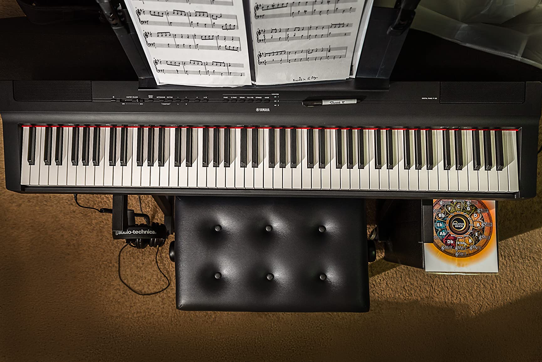 Donner Keyboard Stand, Z-style Heavy-Duty Piano Stand, Adjustable and Portable Piano Keyboard Stand, Suitable for 54, 61 and 88 Keys Electric Keyboards Digital Pianos customer photo 1