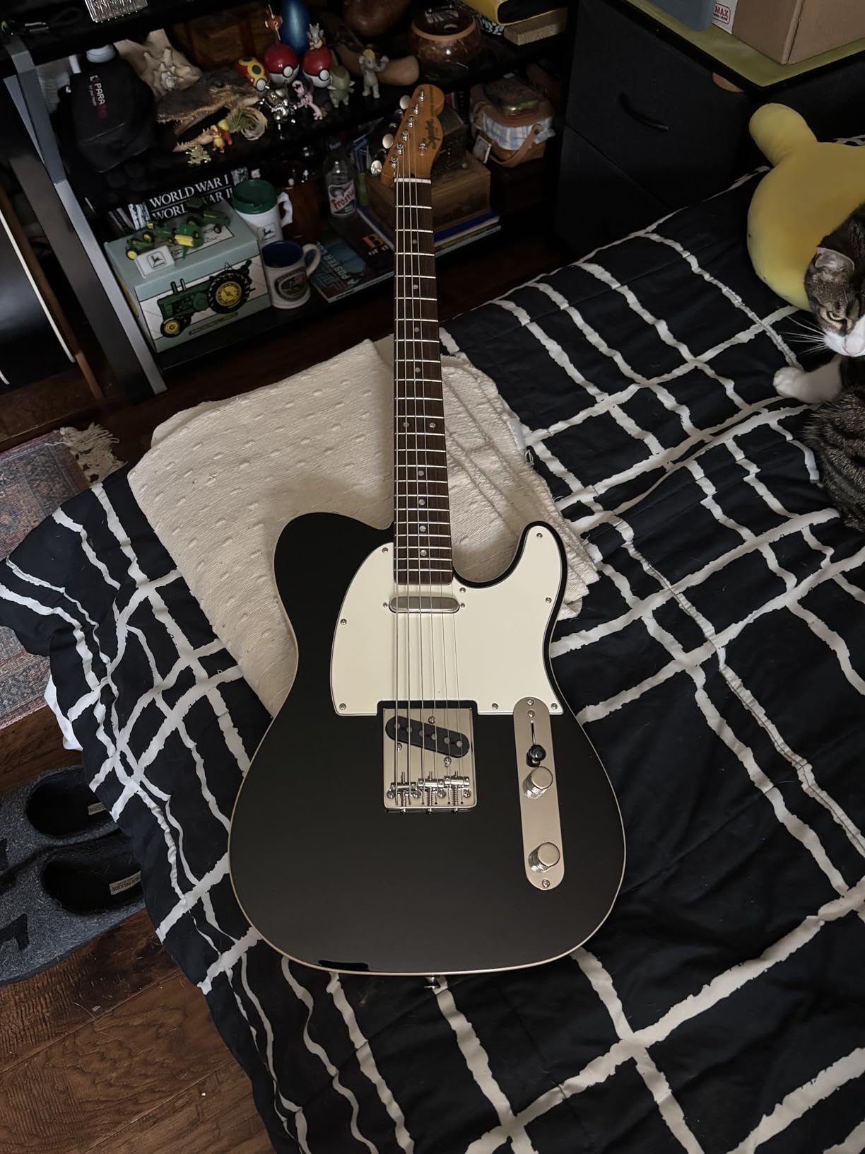 Squier Classic Vibe Baritone Custom Telecaster Electric Guitar, with 2-Year Warranty, Black, Laurel Fingerboard customer photo 1