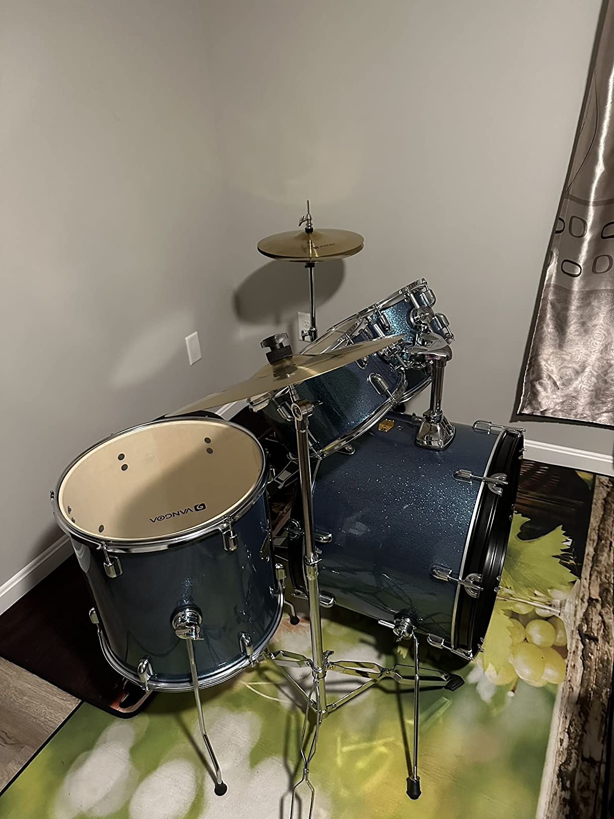 Kids Drum Set Vangoa 3-Piece Beginner, 14
