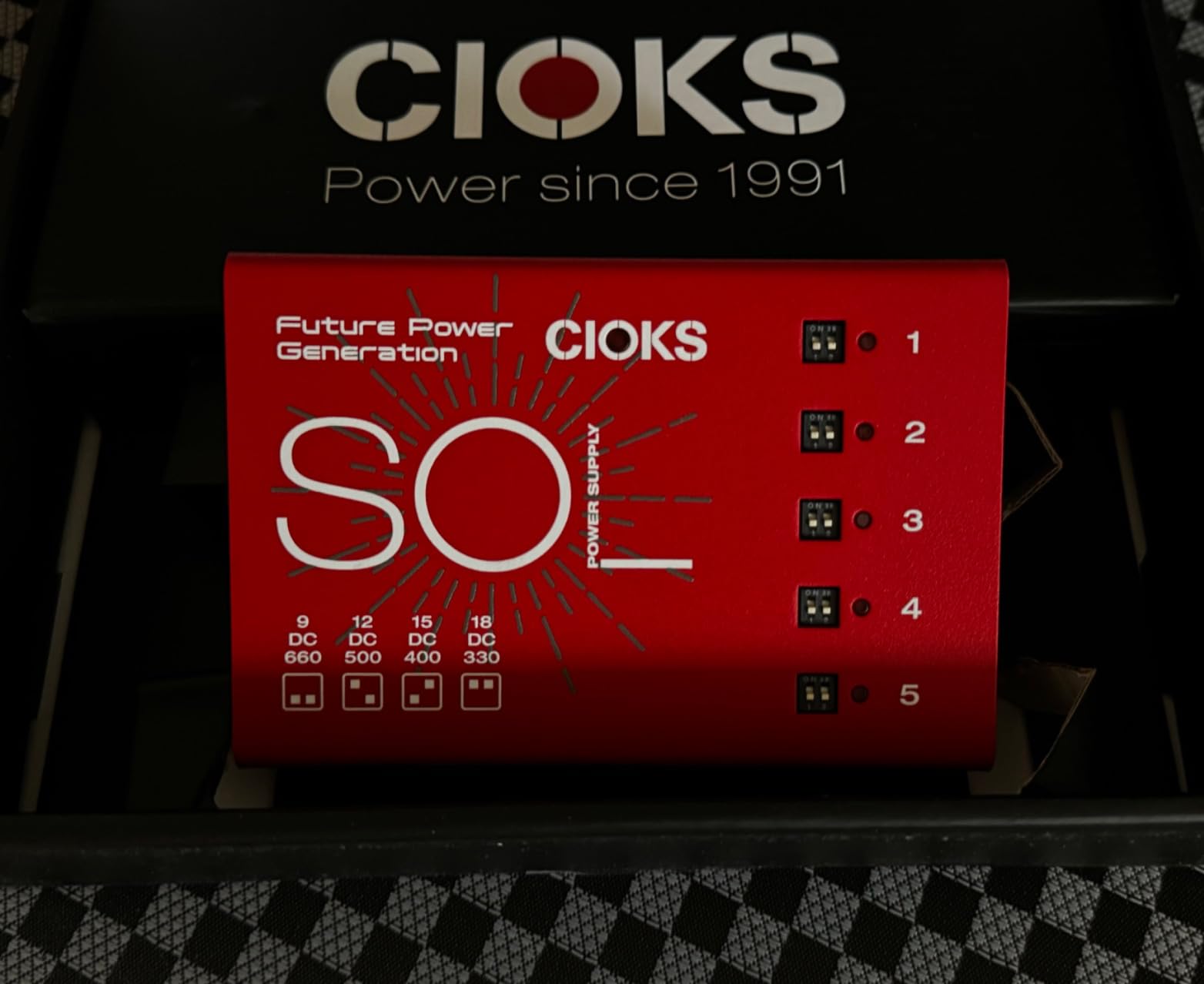CIOKS SOL Small and Medium Pedalboard Power Supply customer photo 1