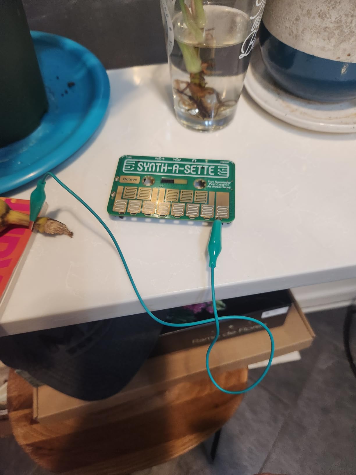 Synth-a-Sette: The Original Cassette Sized Analog Synthesizer. Play Melodies On The Go With This Pocket Synth Or Create Your Own Banana Keyboard Using Conductivity customer photo 2