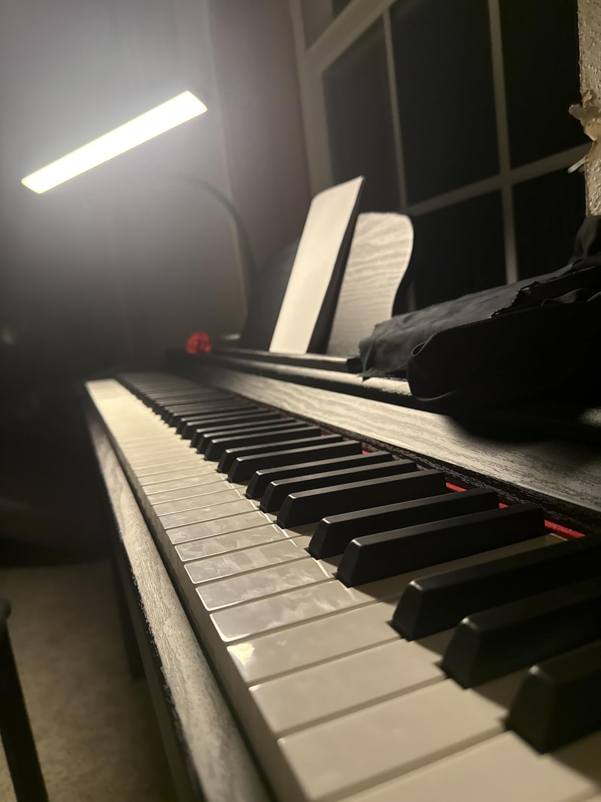 AODSK 88-Key Weighted Keyboard Piano, Hammer Action Digital Piano with Speakers, Furniture Stand and Triple Pedals, Piano Keyboard 88 Keys Beginner's Course - Support Headphones, Piano Lessons, B-83S customer photo 2