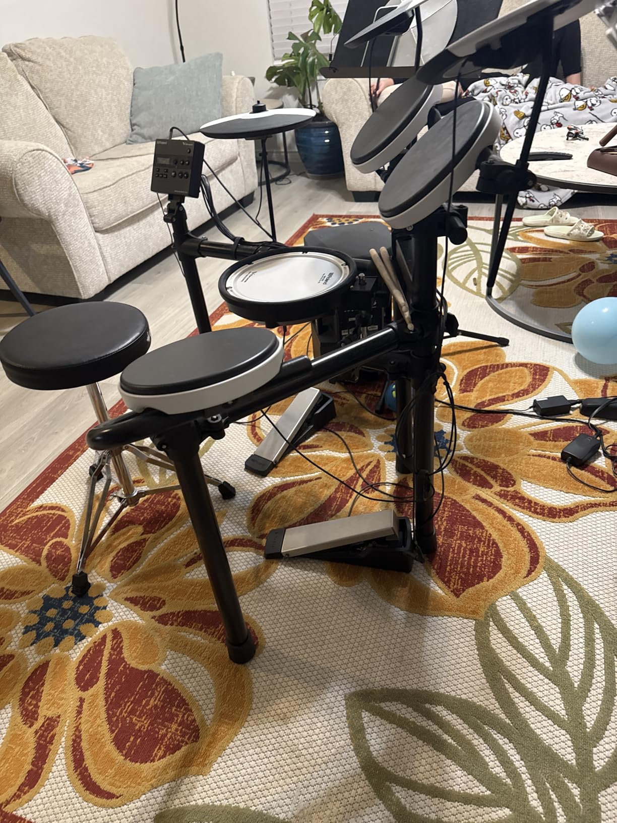 Roland TD-02KV V-Drums Electronic Drum Kit with Expressive Playability, Noise-Reducing Features, Mesh-Head Snare, Wide Acoustic-Style Playing Layout & Optional Bluetooth Expansion | Onboard Coach customer photo 2