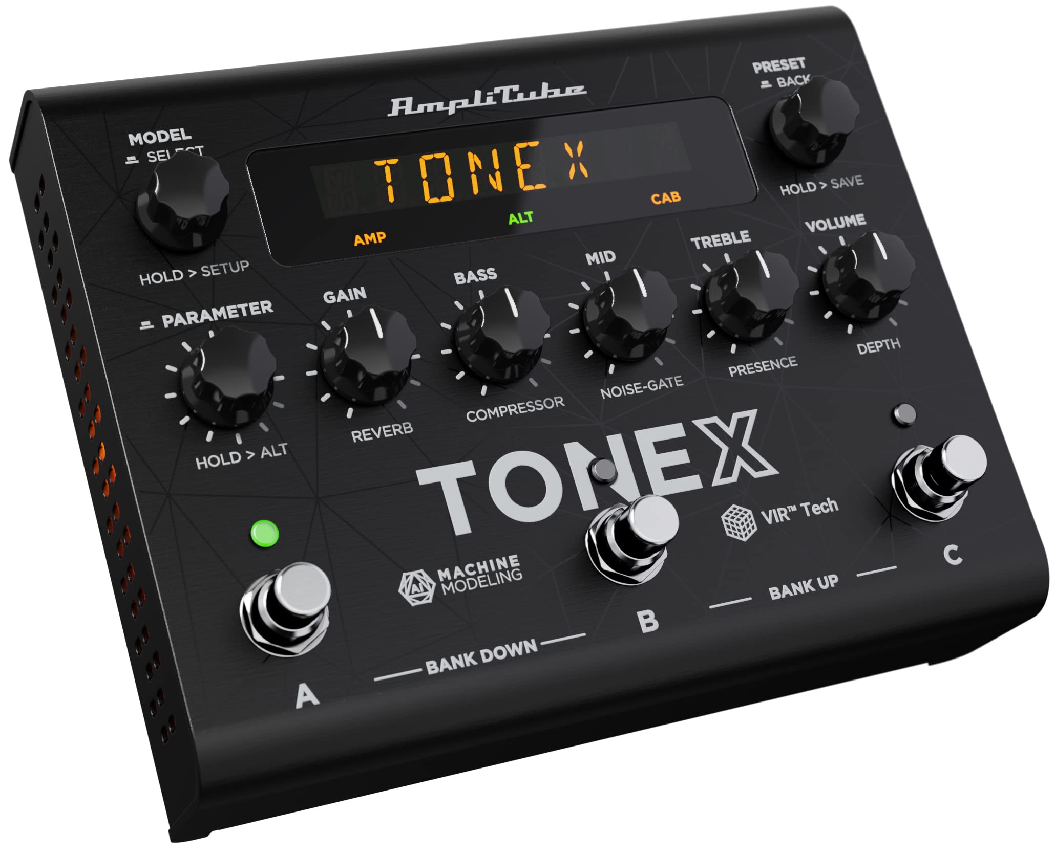 IK Multimedia TONEX Pedal: Stereo Multi-Effects Guitar and Bass Pedal with 150 Presets, 15 Pre/Post FX, Tuner, Tap Tempo, Headphone Out, Software Player and Editor customer photo 1
